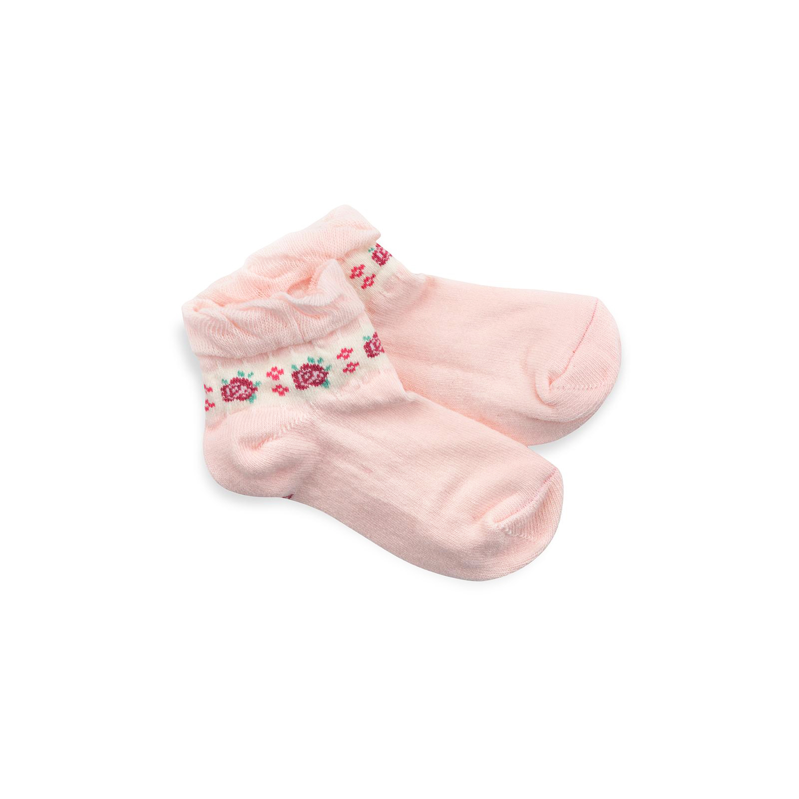 Шкарпетки дитячі UCS Socks з квіточками (M0C0101-1186-5G-beige) зображення 2