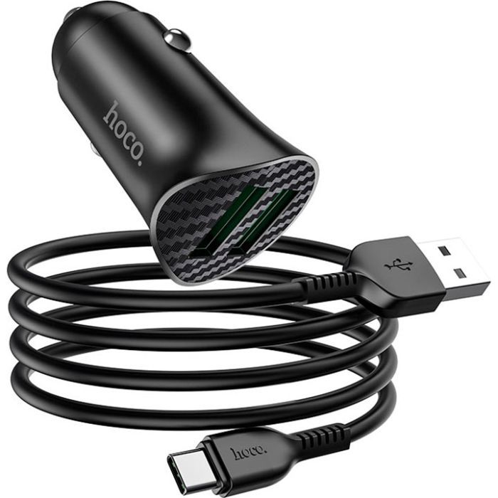 Зарядное устройство HOCO Z39 2xUSB Black (6931474735089) изображение 2
