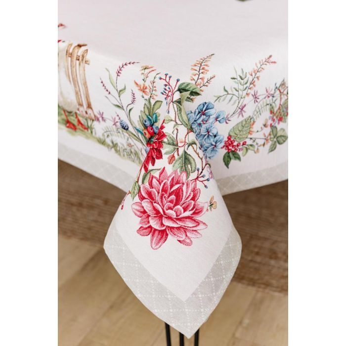 Скатертина Прованс гобеленова Гуси 135х140 см (034095) зображення 5