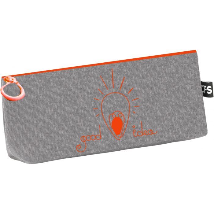 Пенал Cool For School 1 відділення Idea сірий (CF85396-03)