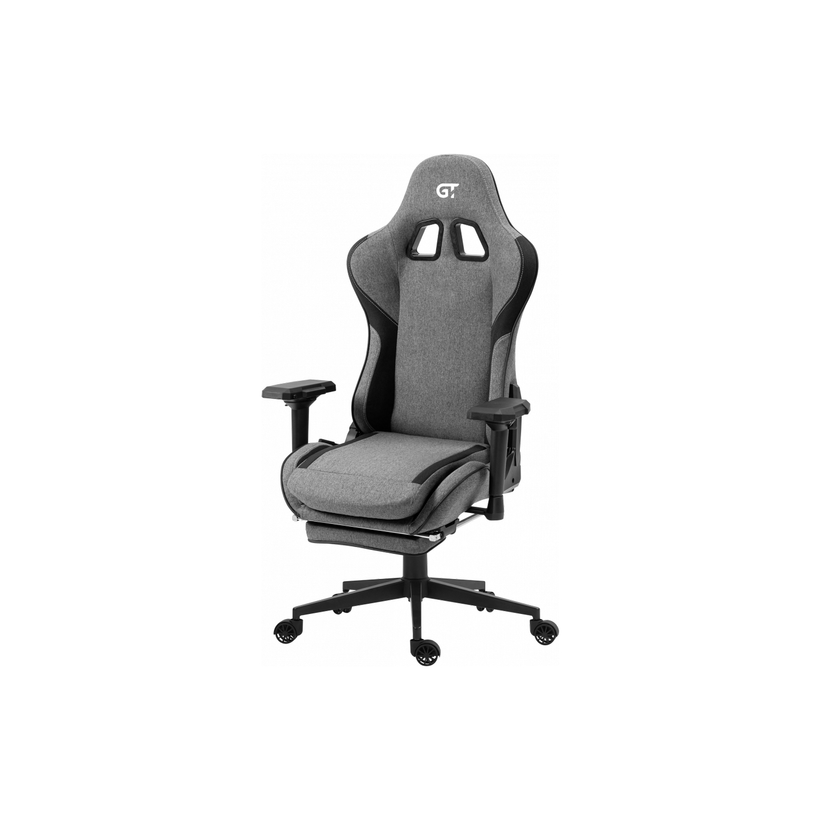 Кресло игровое GT Racer X-2308 Black/Gray (X-2308 Fabric Black/Gray) изображение 7