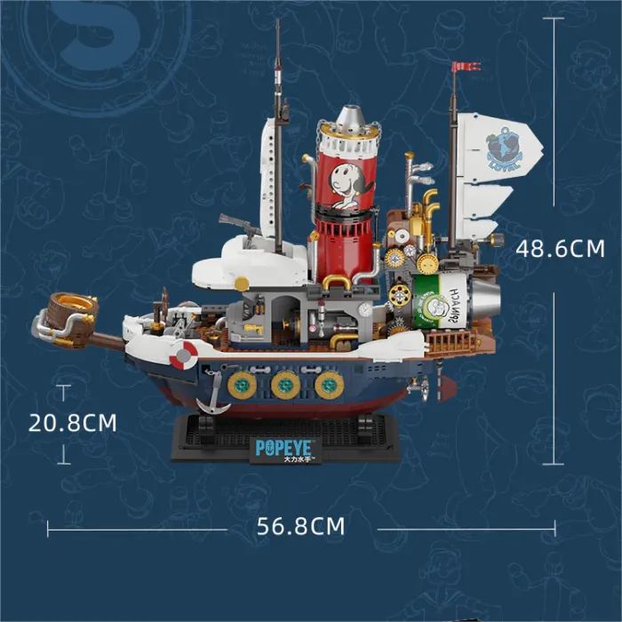 Конструктор Pantasy Popeye Пароход в поисках сокровищ (86402) изображение 7