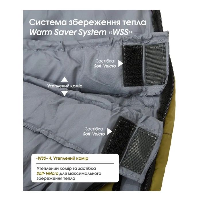Спальний мішок Mousson RINGO R Olive (10163) зображення 7