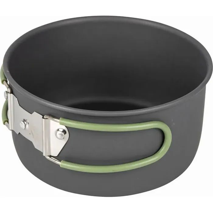 Набір туристичного посуду Bo-Camp Explorer 4 Pieces 21 Hard Anodized Grey/Green (2200241) зображення 5