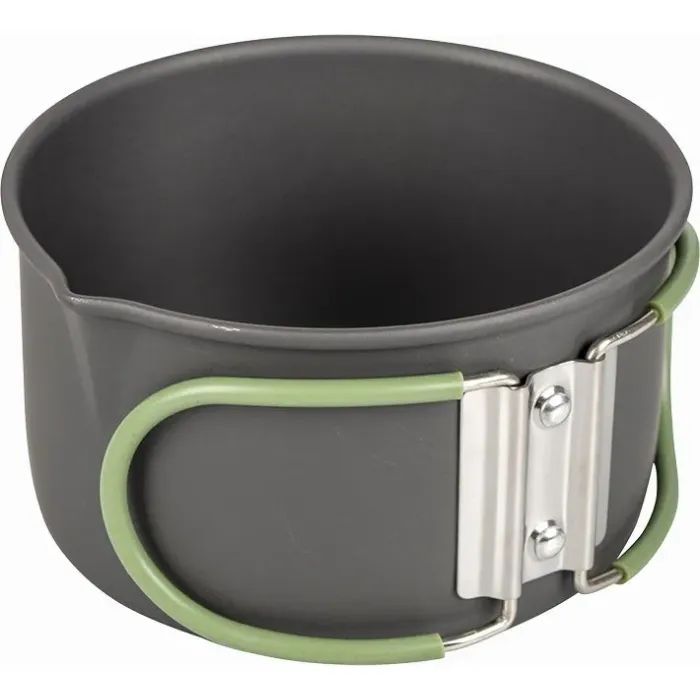 Набір туристичного посуду Bo-Camp Explorer 4 Pieces 21 Hard Anodized Grey/Green (2200241) зображення 6