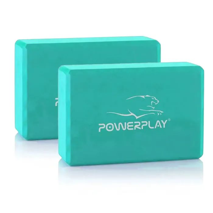 Блок для йоги PowerPlay Yoga Brick EVA 2 шт Сірі (PP_4006_Grey_2in)