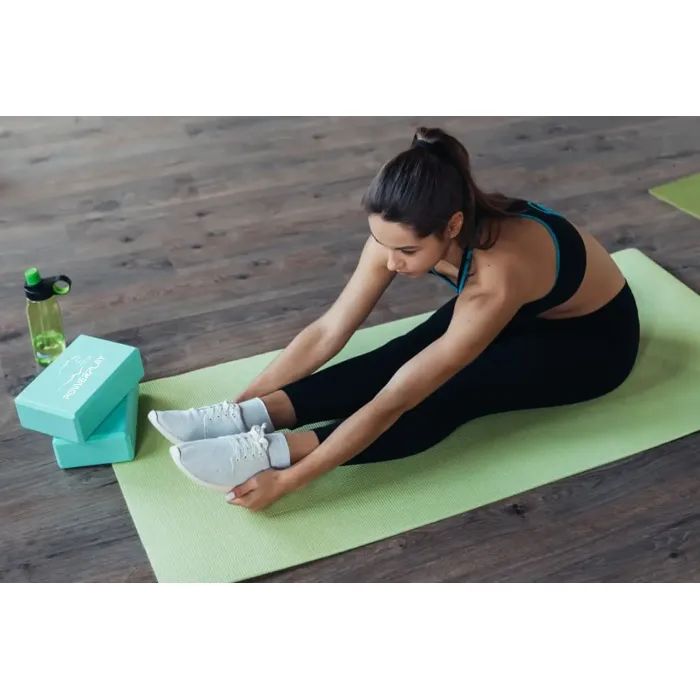 Блок для йоги PowerPlay Yoga Brick EVA 2 шт Сірі (PP_4006_Grey_2in) изображение 3