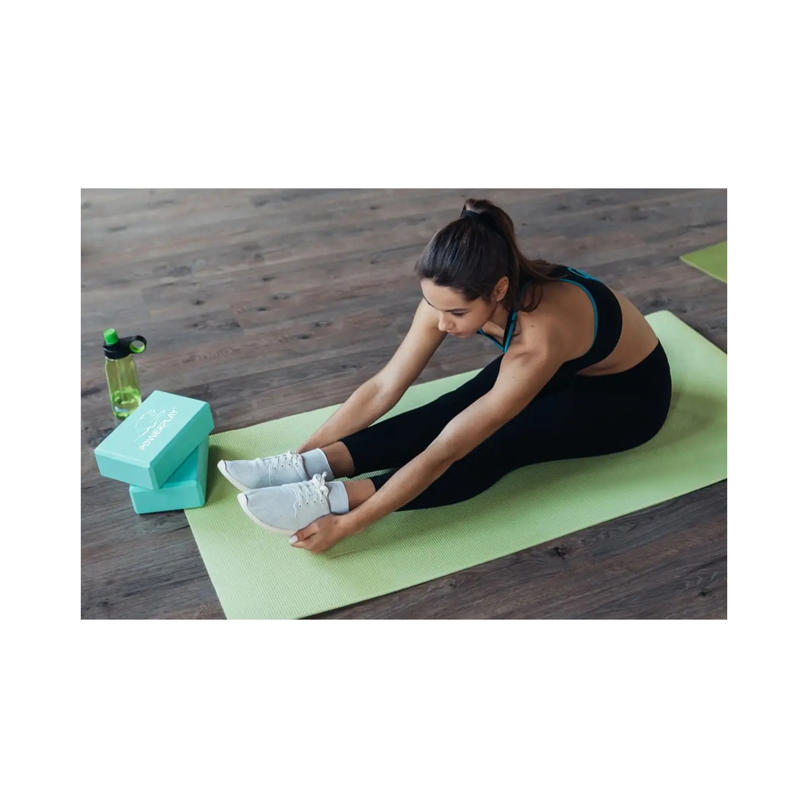 Блок для йоги PowerPlay Yoga Brick EVA 2 шт Сірі (PP_4006_Grey_2in) изображение 3