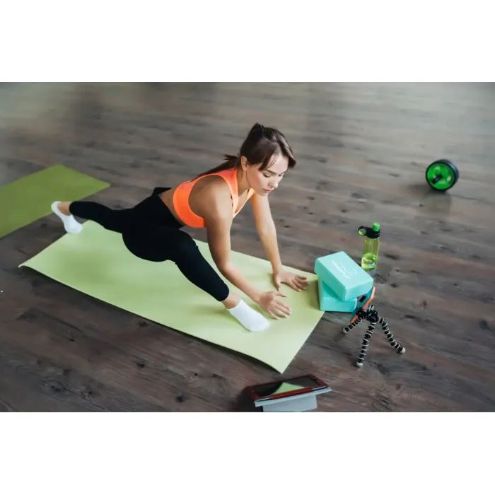 Блок для йоги PowerPlay Yoga Brick EVA 2 шт Сірі (PP_4006_Grey_2in) изображение 4
