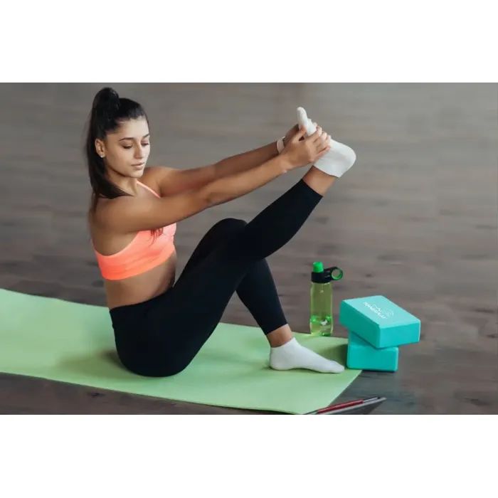 Блок для йоги PowerPlay Yoga Brick EVA 2 шт Сірі (PP_4006_Grey_2in) изображение 5