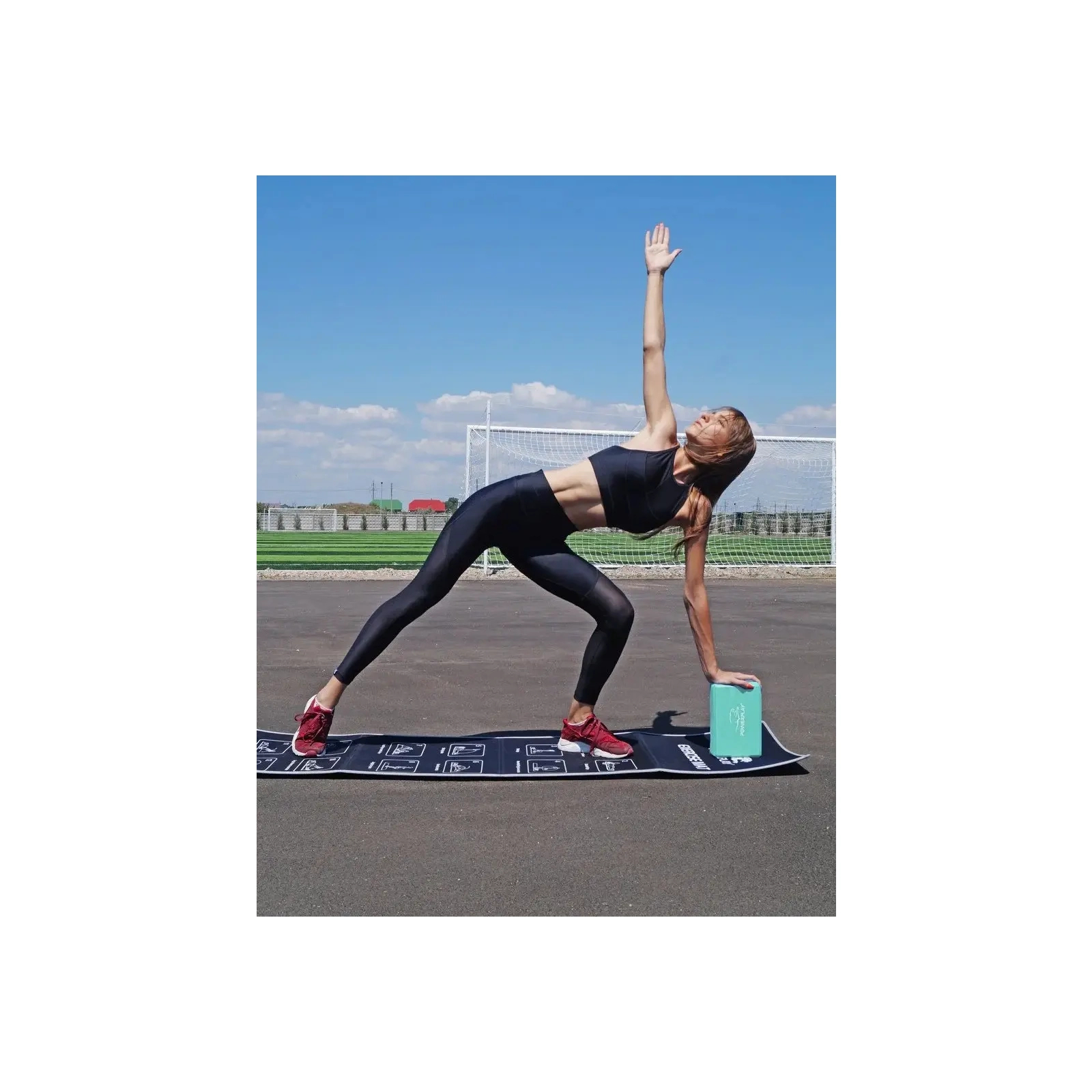 Блок для йоги PowerPlay Yoga Brick EVA 2 шт Мятні (PP_4006_Mint_2in) изображение 9