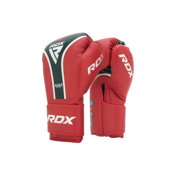 Боксерські рукавички RDX Aura Plus T-17 Red/Black 10 унцій (BGR-T17RB-10OZ+) зображення 3
