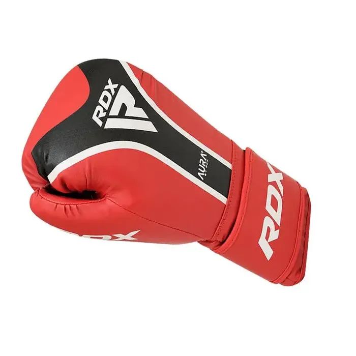 Боксерські рукавички RDX Aura Plus T-17 Red/Black 10 унцій (BGR-T17RB-10OZ+) зображення 6