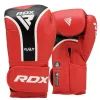 Боксерські рукавички RDX Aura Plus T-17 Red/Black 10 унцій (BGR-T17RB-10OZ+)