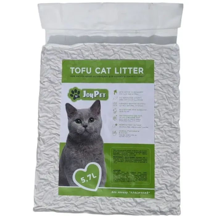 Наповнювач для туалету JOYPET TOFU Класичний 5.7 л (JPTF54) зображення 2