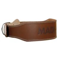 Атлетический пояс MadMax MFB-246 Full leather шкіряний Chocolate brown XXL (MFB-246_XXL)
