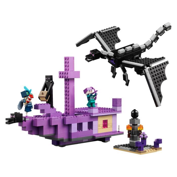 Конструктор LEGO Minecraft Дракон Енду і Корабель Краю (21264) зображення 2
