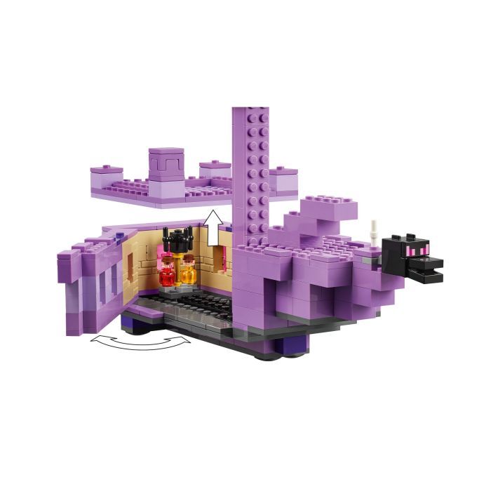 Конструктор LEGO Minecraft Дракон Енду і Корабель Краю (21264) зображення 3