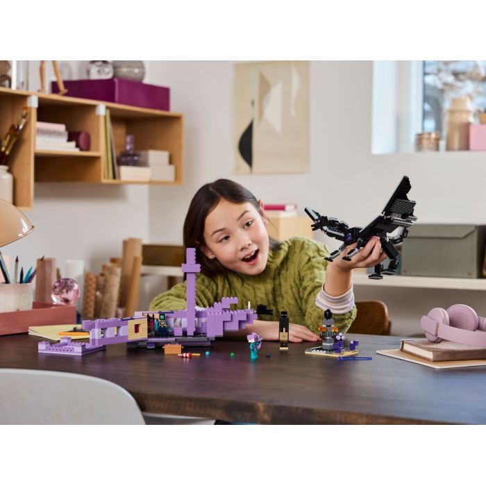 Конструктор LEGO Minecraft Дракон Енду і Корабель Краю (21264) зображення 9