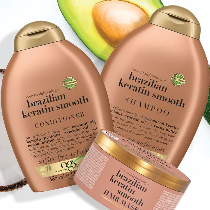 Маска для волос OGX Brazilian Keratin Smooth Разглаживающая 300 мл (3574661711003) изображение 7