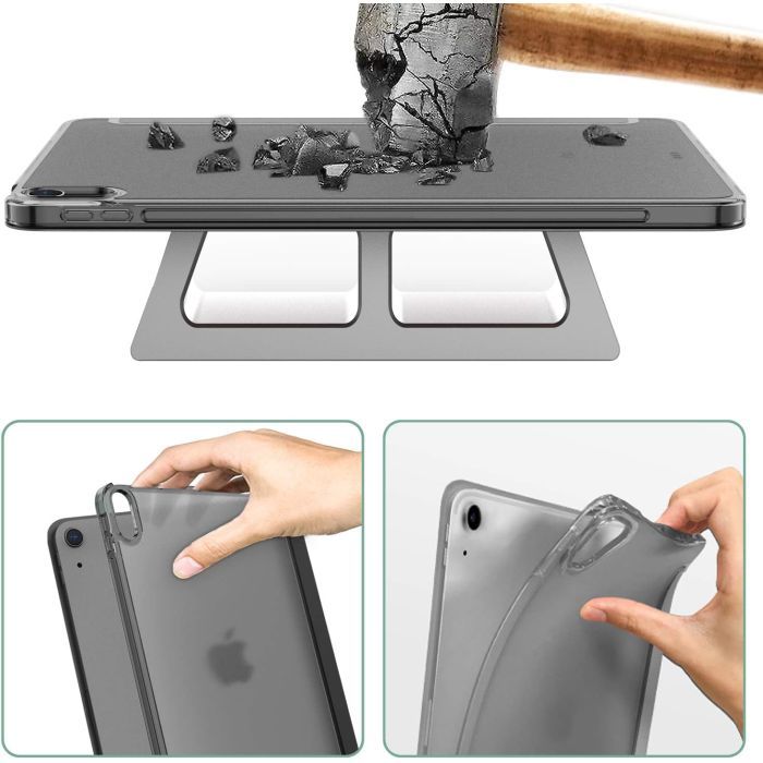 Чохол до планшета BeCover Tri Fold Hard Apple iPad Air (4/5) 2020/2022 10.9" Purple (709665) (709665) зображення 5