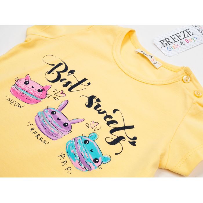 Набір дитячого одягу Breeze футболка і капрі (17087-104G-yellow) зображення 6