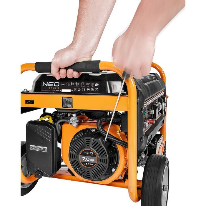 Генератор Neo Tools 230V, 1 фаза, 2.8/3kW, електростарт, AVR (04-730) зображення 7