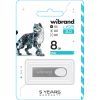 USB флеш накопичувач Wibrand 8GB Irbis Silver USB 2.0 (WI2.0/IR8U3S) зображення 2