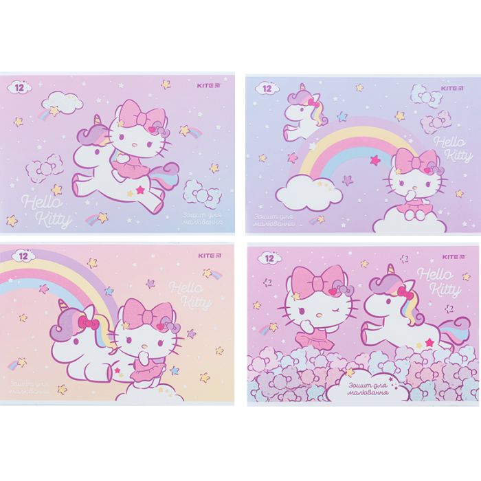 Альбом для рисования Kite Hello Kitty, 12 листов (HK24-241)