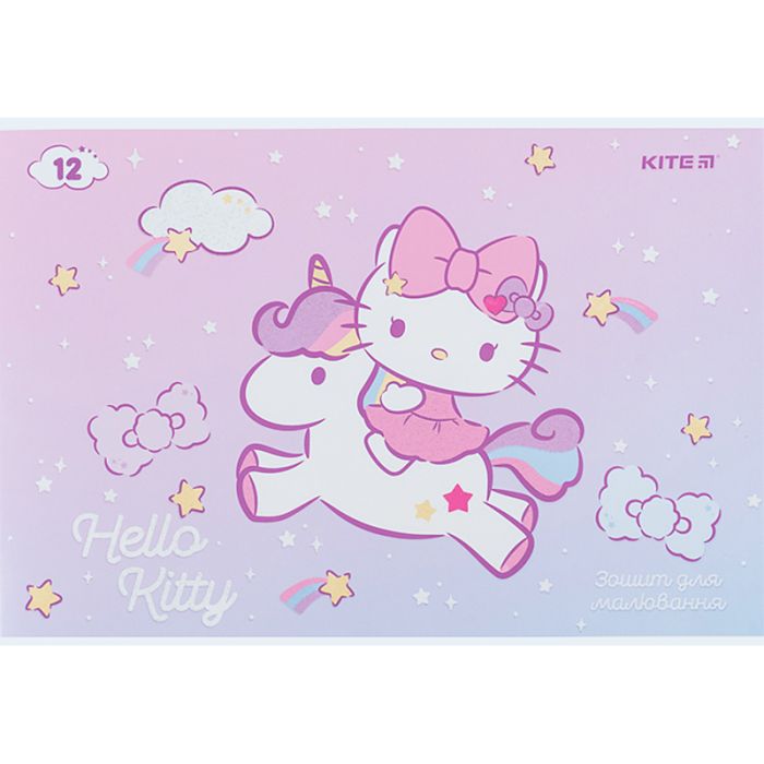 Альбом для рисования Kite Hello Kitty, 12 листов (HK24-241) изображение 3