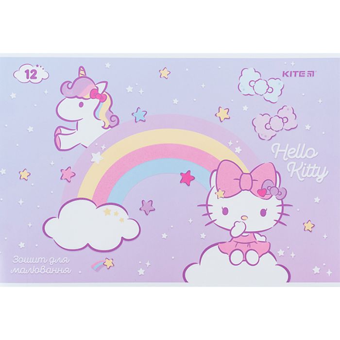 Альбом для рисования Kite Hello Kitty, 12 листов (HK24-241) изображение 5