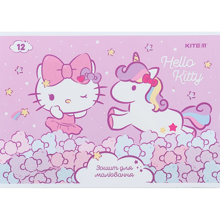 Альбом для рисования Kite Hello Kitty, 12 листов (HK24-241) изображение 9