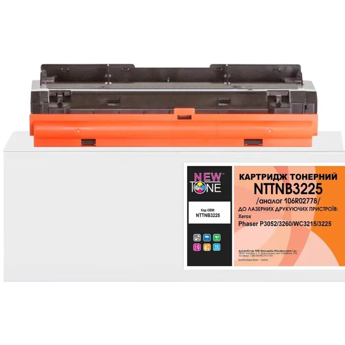 Картридж NewTone Xerox Ph3052/3260/WC3215/3225, 106R02778 3K (NTTNB3225) > цены в Киеве и Украине Картридж NewTone Xerox Ph3052/3260/WC3215/3225, 106R02778 3K (NTTNB3225)