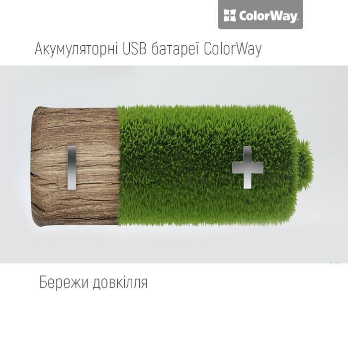Аккумулятор ColorWay AAА USB-С 590 mAh 1.5V (2шт) (Li-Polymer) (CW-UBAAA-09) изображение 12