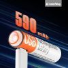 Аккумулятор ColorWay AAА USB-С 590 mAh 1.5V (2шт) (Li-Polymer) (CW-UBAAA-09) изображение 4