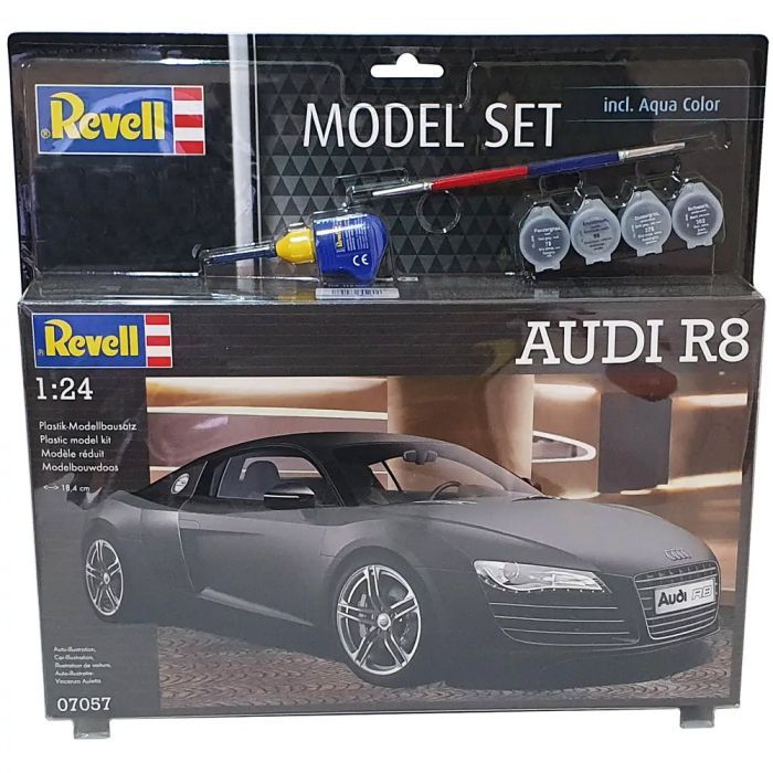 Сборная модель Revell Набор автомобиль Audi R8 уровень 4 масштаб 1:24 (RVL-67057)