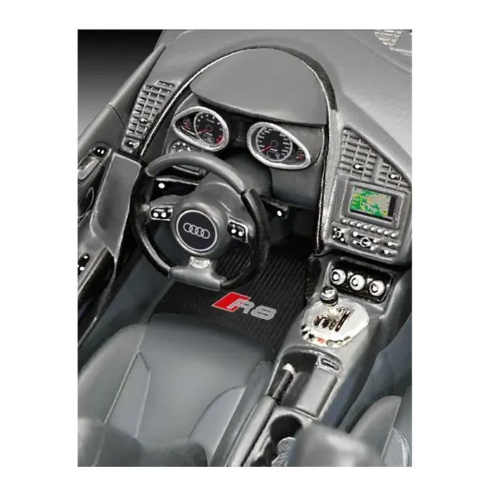 Сборная модель Revell Набор автомобиль Audi R8 уровень 4 масштаб 1:24 (RVL-67057) изображение 5