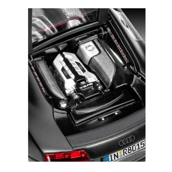 Сборная модель Revell Набор автомобиль Audi R8 уровень 4 масштаб 1:24 (RVL-67057) изображение 6
