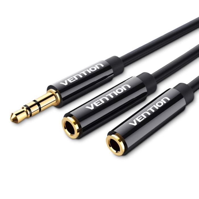 Кабель мультимедийный 3.5mm M to 2x3.5mm F Vention (BBSBY)