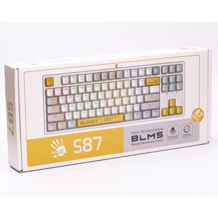 Клавиатура A4Tech Bloody S87 RGB BLMS TKL USB Energy Red (4711421993845) изображение 12