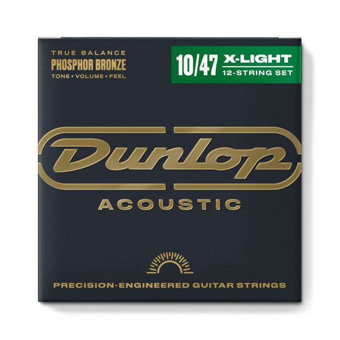 Струны для гитары Jim Dunlop Phosphor Bronze Acoustic Guitar Strings 12-String (10-47) (DAP1047J)