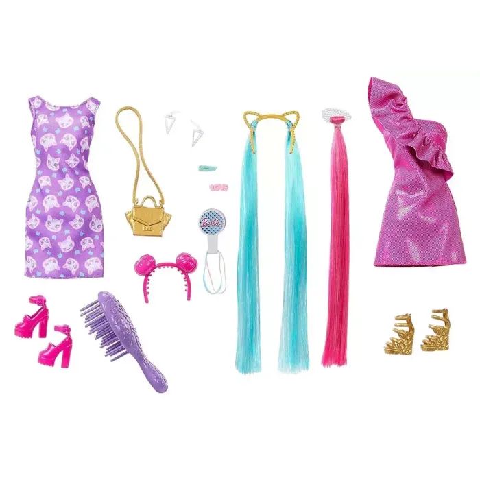 Кукла Barbie набор Удивительные прически (JDC85) изображение 4