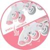 Роликовые коньки Globber 2в1 пастельно-рожеві р.26-29, до 20кг, 3+ (780-210) изображение 12