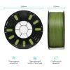 Пластик для 3D-принтера Creality PLA 3кг, 1.75мм, dark green (3399010147) зображення 6