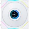 Кулер до корпусу Lian Li Reverse TL LCD 140-1, White (G99.14RTLLCD1W.00) зображення 3