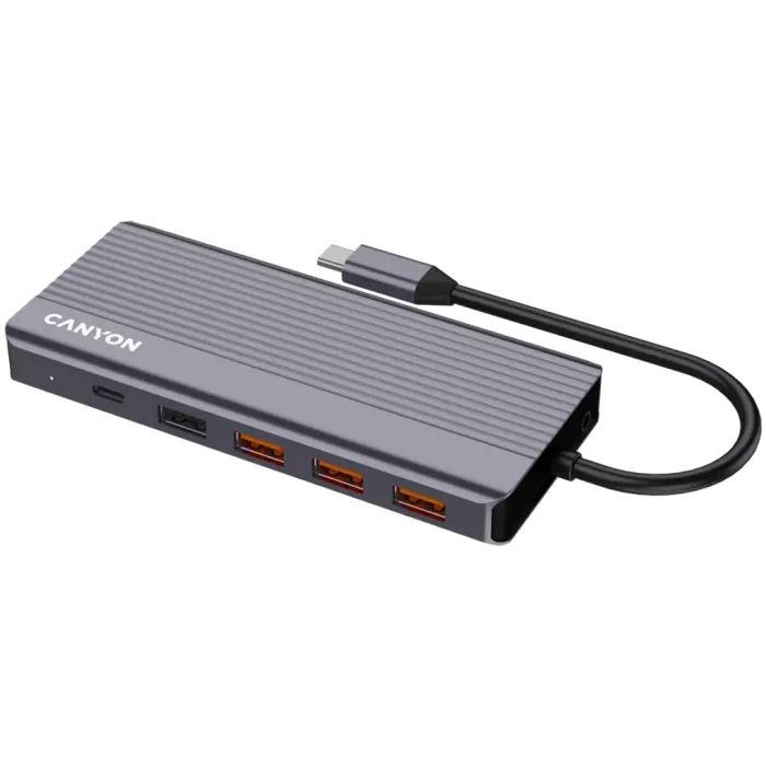 Порт-репликатор Canyon Docking Station DS-16 13 in 1 4k USB-C hub (CNS-TDS16) изображение 4