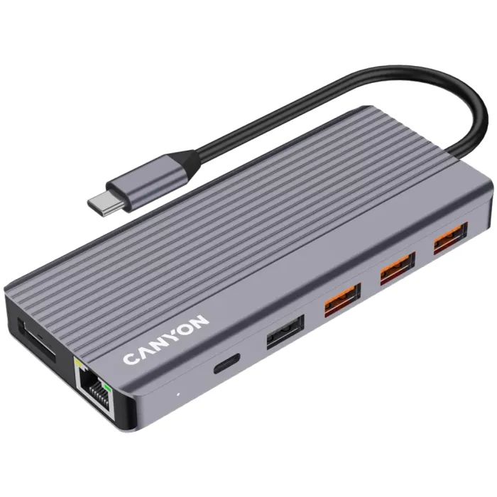 Порт-репликатор Canyon Docking Station DS-16 13 in 1 4k USB-C hub (CNS-TDS16) изображение 5