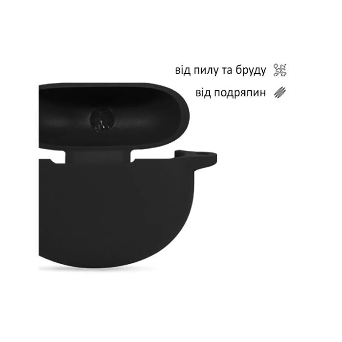 Чохол для навушників BeCover Silicon для Xiaomi Redmi Buds 4 Active Black (710176) зображення 3