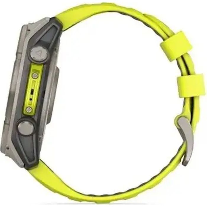 Смарт-годинник Garmin fenix 8 51mm,Saph Solar, BareTi/Graphite,AmpYe/GrphBnd (010-02907-21) зображення 5