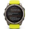 Смарт-годинник Garmin fenix 8 51mm,Saph Solar, BareTi/Graphite,AmpYe/GrphBnd (010-02907-21) зображення 8